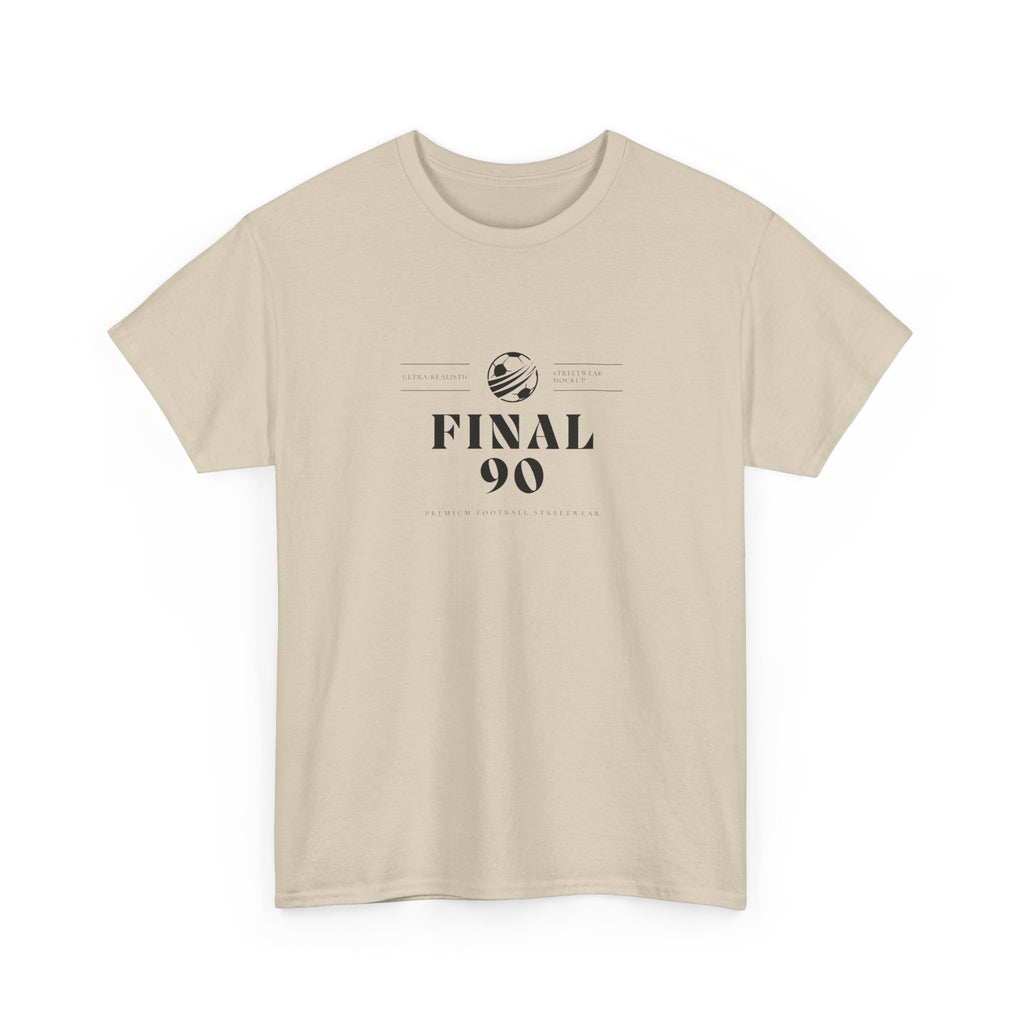 Final 90 Soccer T-Shirt — Minimalist Football Tee