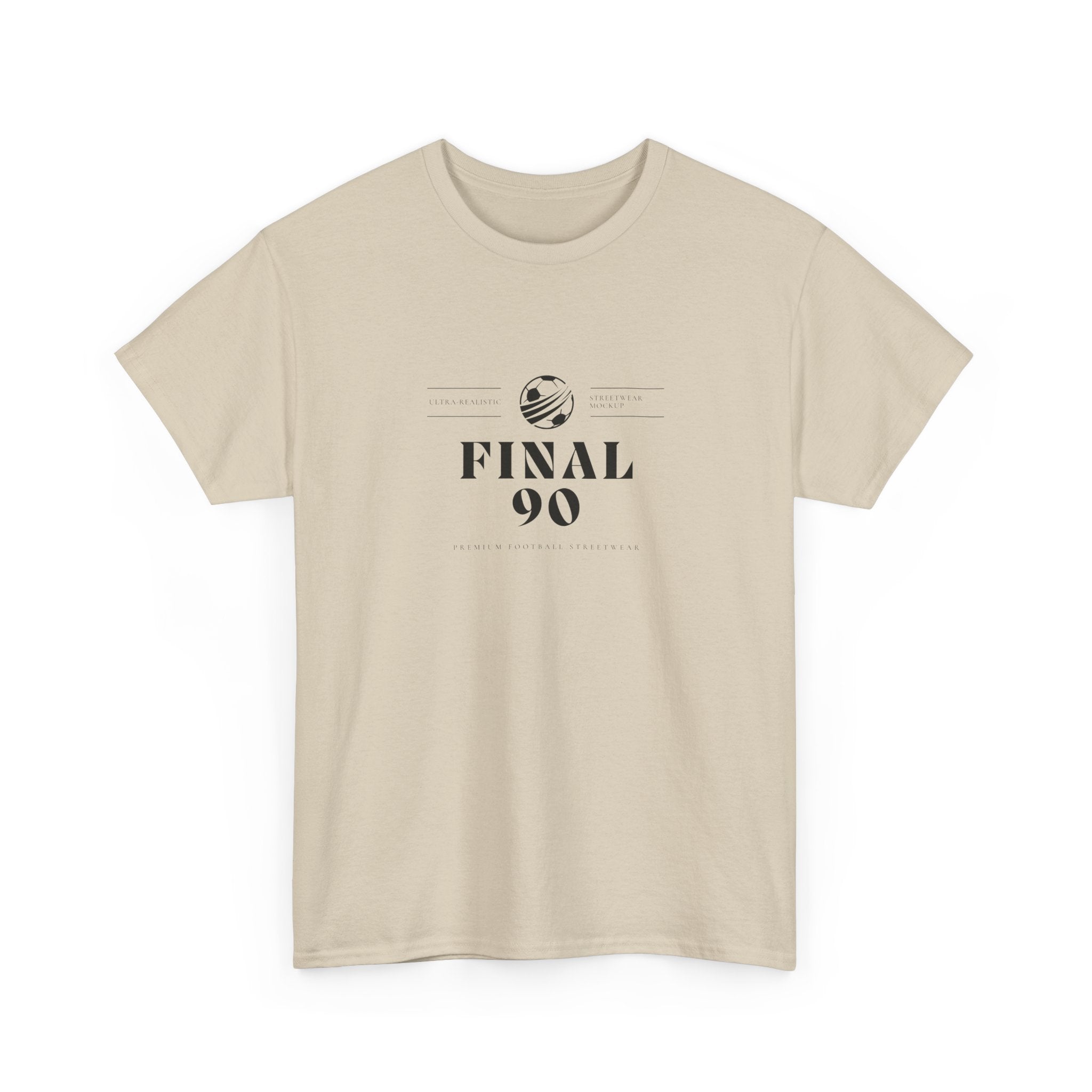 Final 90 Soccer T-Shirt — Minimalist Football Tee