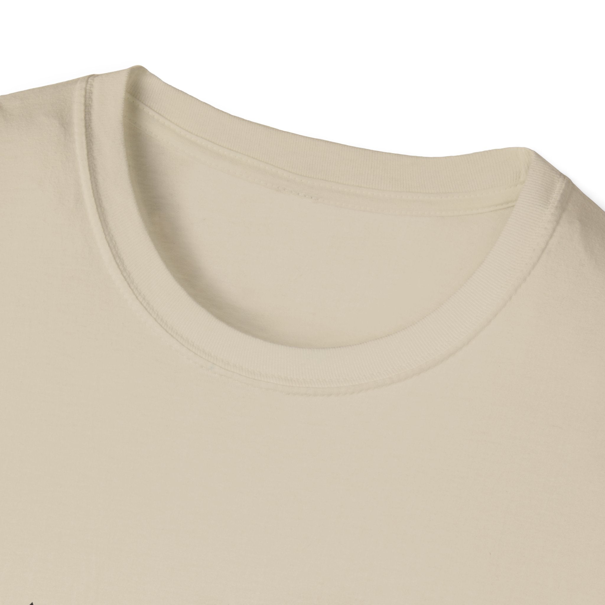 Camping Line Art T-Shirt — "Camping" Tent & Pines Minimalist Outdoor Tee