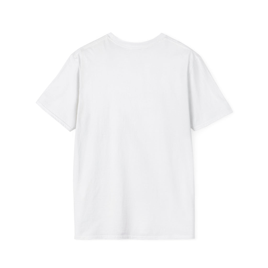 Camping Line Art T-Shirt — "Camping" Tent & Pines Minimalist Outdoor Tee