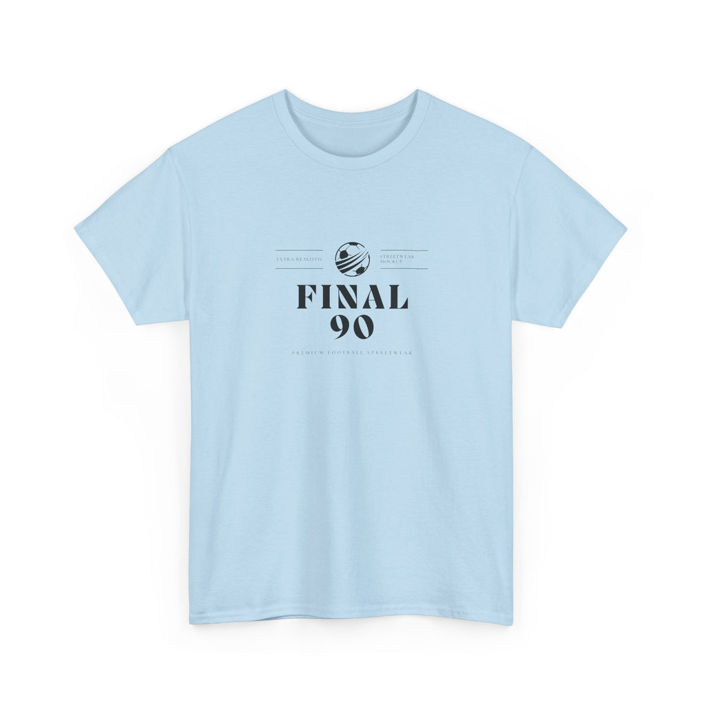 Final 90 Soccer T-Shirt — Minimalist Football Tee