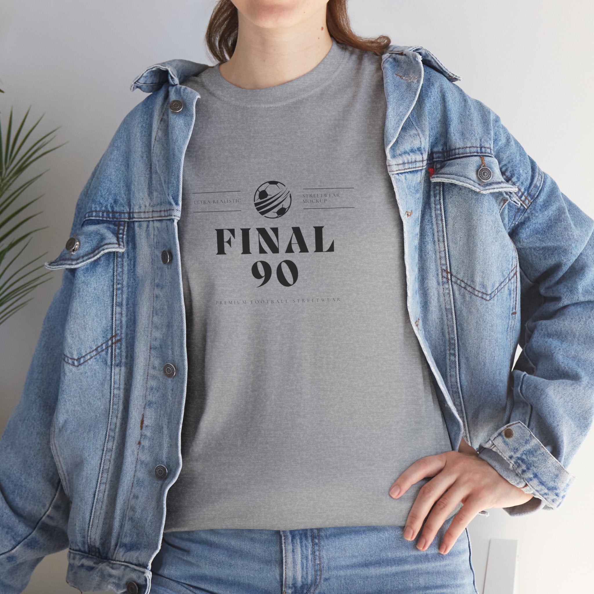 Final 90 Soccer T-Shirt — Minimalist Football Tee