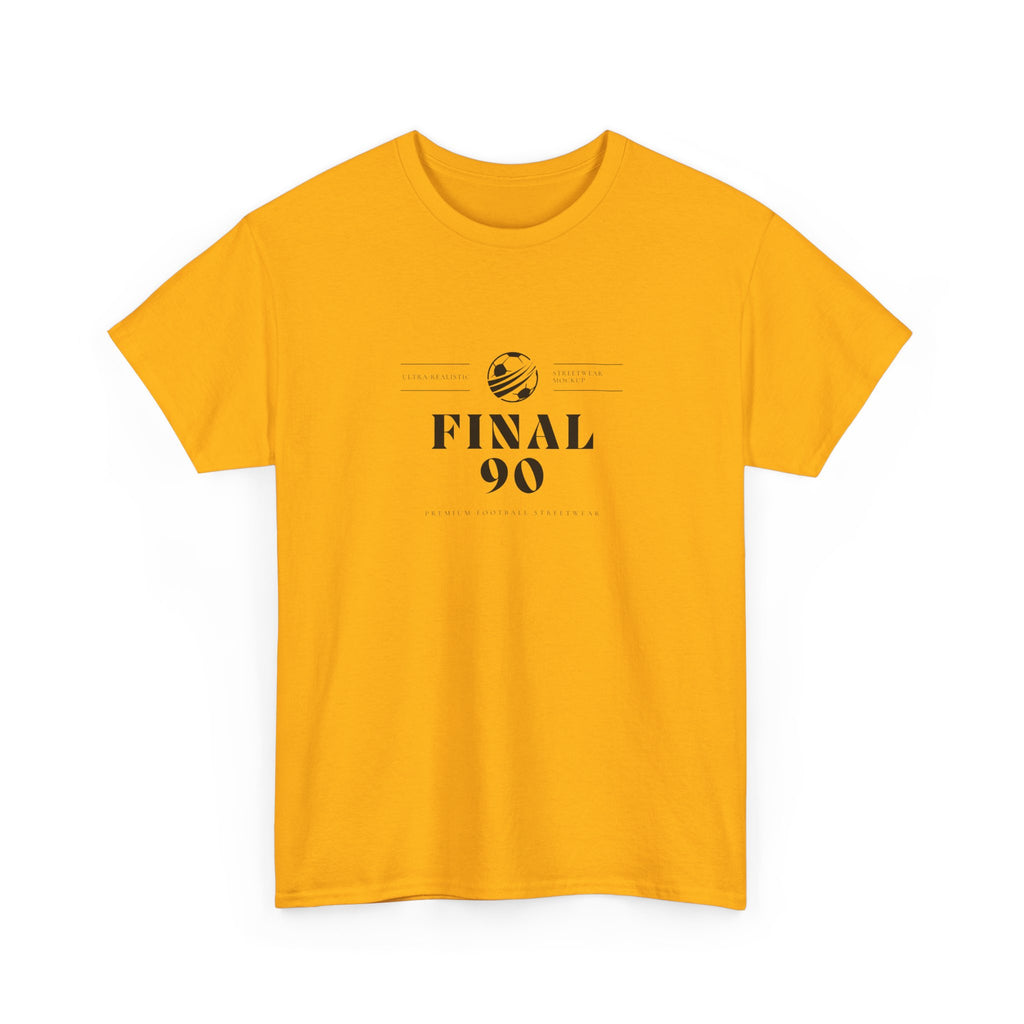 Final 90 Soccer T-Shirt — Minimalist Football Tee
