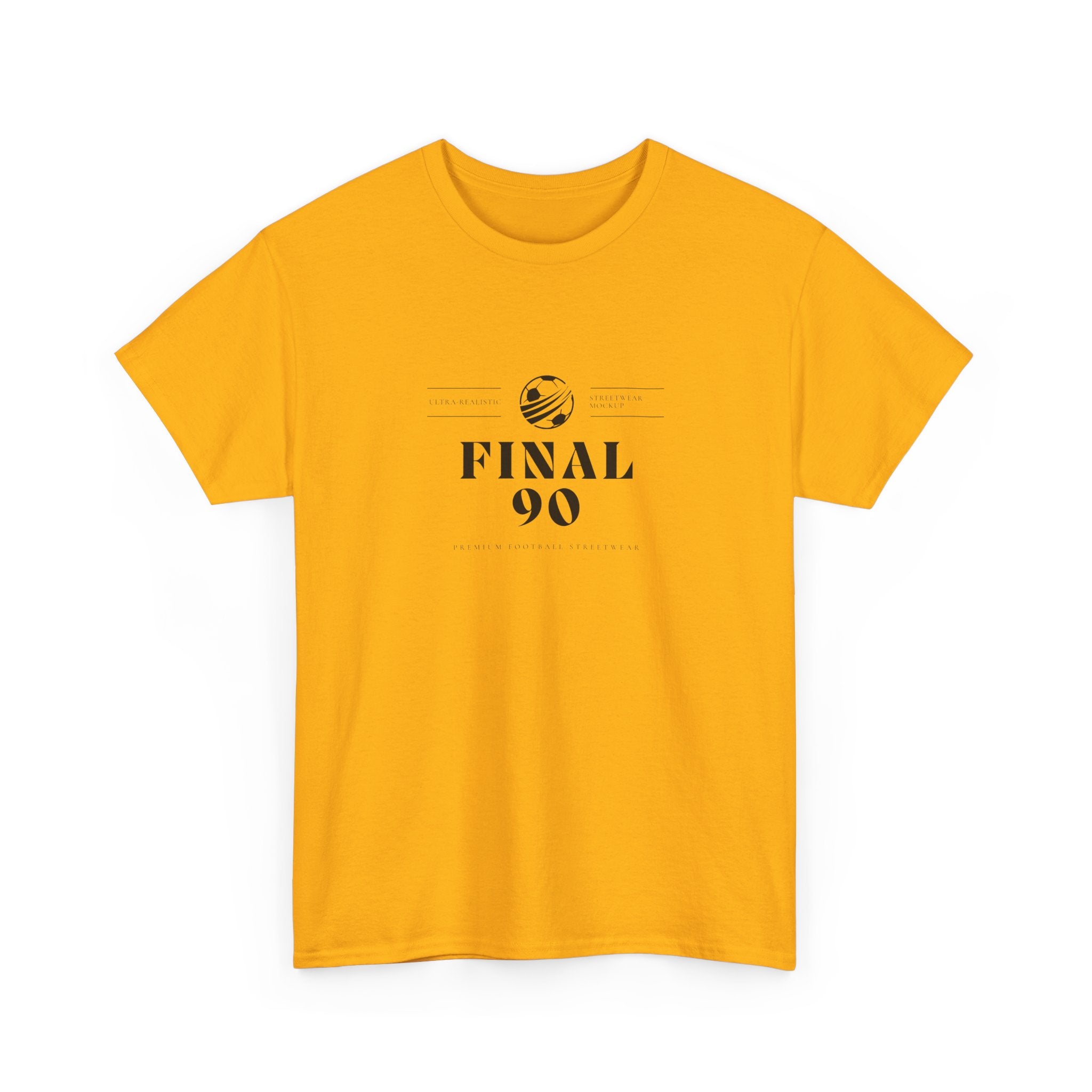 Final 90 Soccer T-Shirt — Minimalist Football Tee