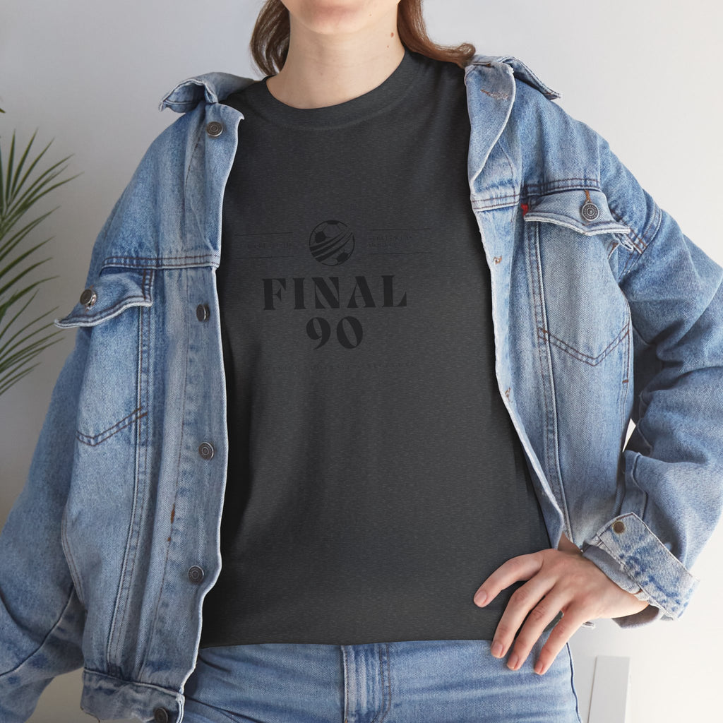 Final 90 Soccer T-Shirt — Minimalist Football Tee