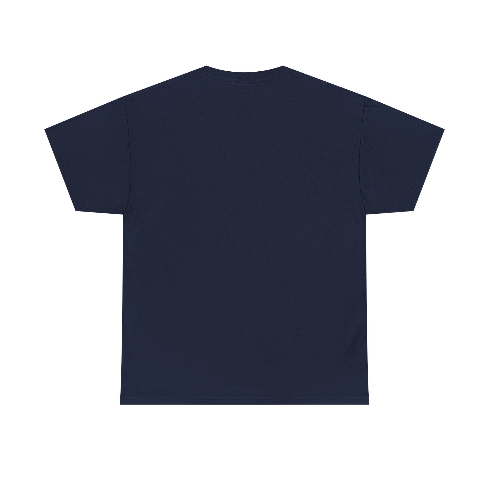 Final 90 Minimalist White Tee — Subtle Center Logo T‑Shirt