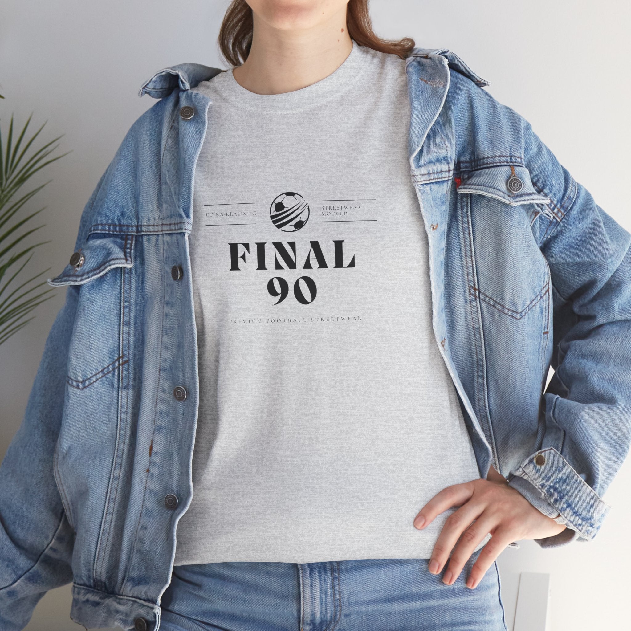 Final 90 Soccer T-Shirt — Minimalist Football Tee