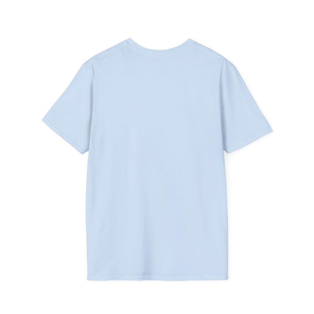 Camping Line Art T-Shirt — "Camping" Tent & Pines Minimalist Outdoor Tee