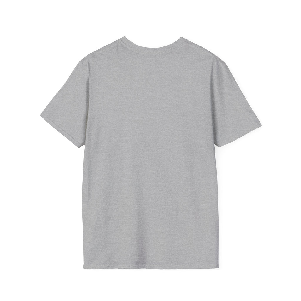 Camping Line Art T-Shirt — "Camping" Tent & Pines Minimalist Outdoor Tee