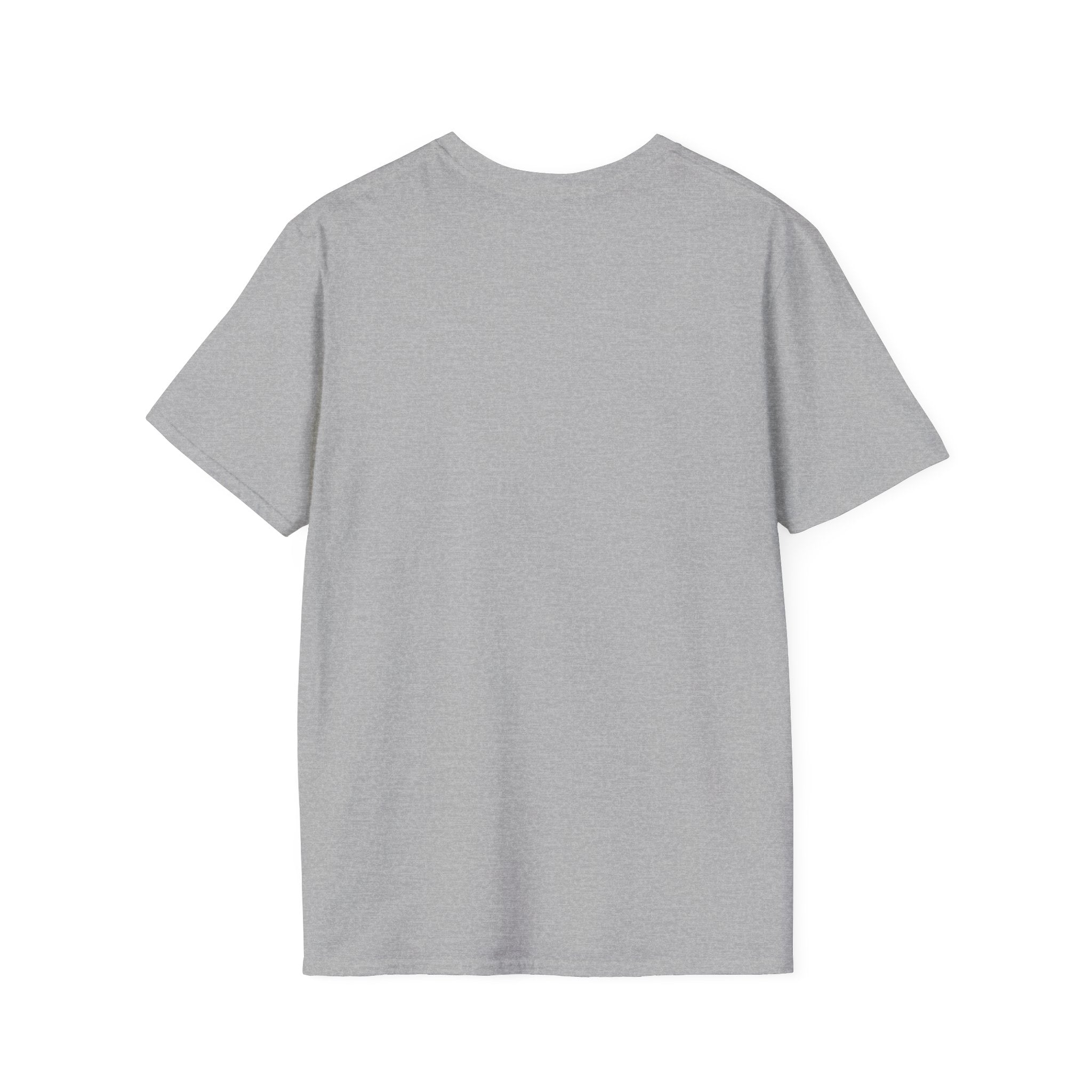 Camping Line Art T-Shirt — "Camping" Tent & Pines Minimalist Outdoor Tee