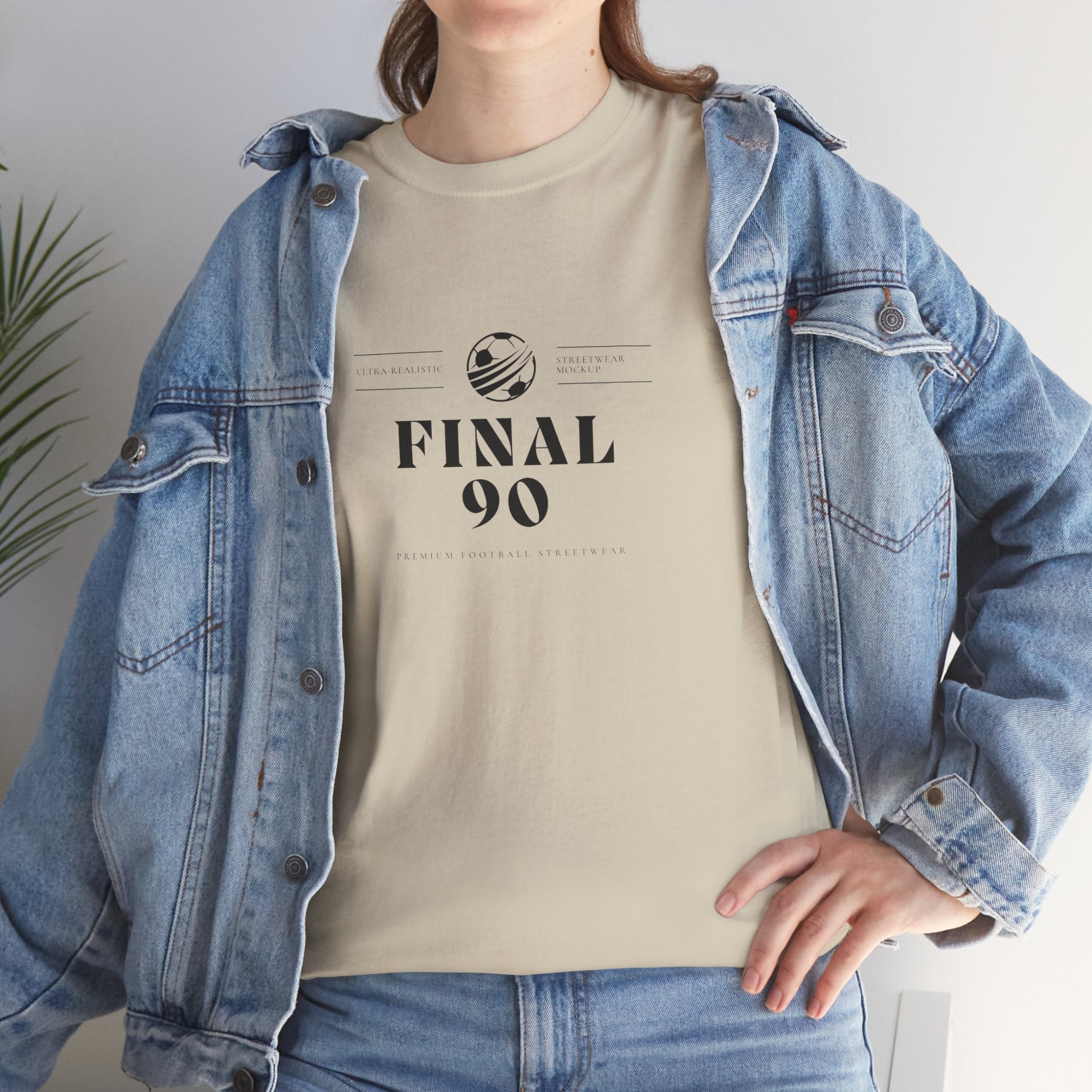 Final 90 Soccer T-Shirt — Minimalist Football Tee