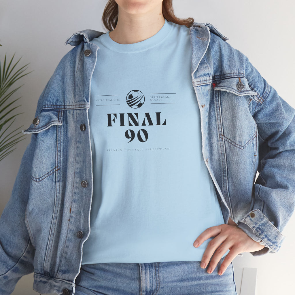Final 90 Soccer T-Shirt — Minimalist Football Tee