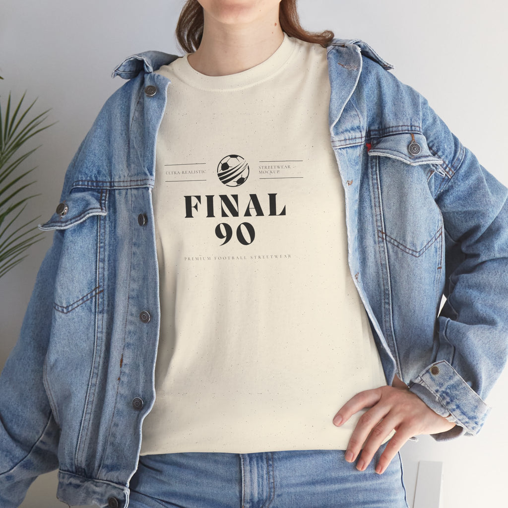 Final 90 Soccer T-Shirt — Minimalist Football Tee