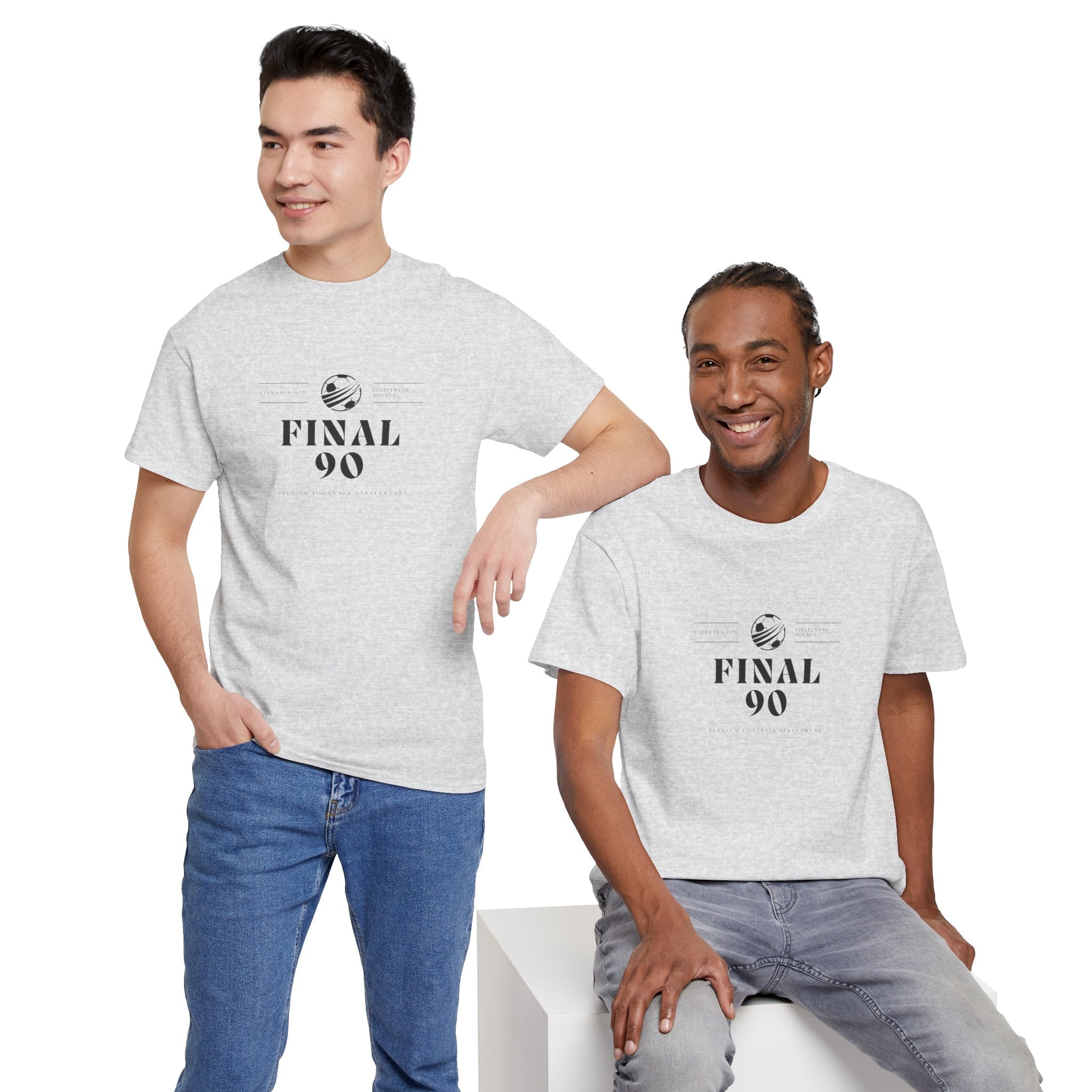 Final 90 Soccer T-Shirt — Minimalist Football Tee