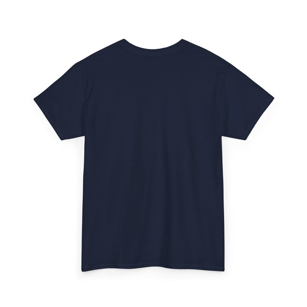 Final 90 Minimalist White Tee — Subtle Center Logo T‑Shirt