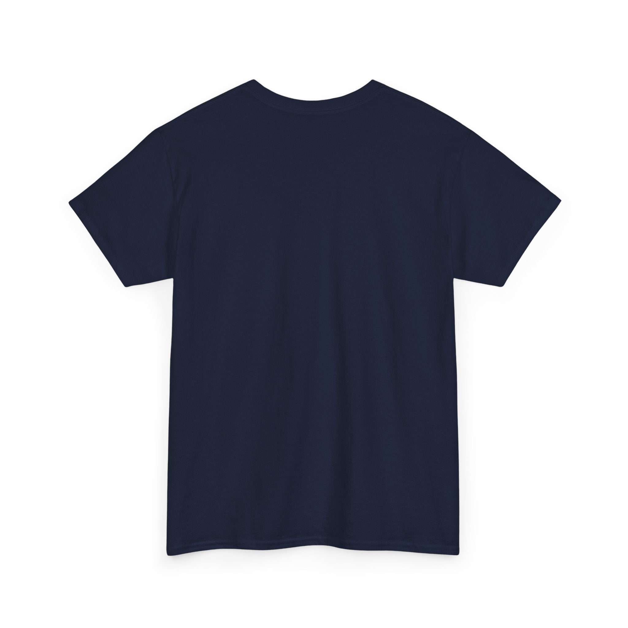 Final 90 Minimalist White Tee — Subtle Center Logo T‑Shirt