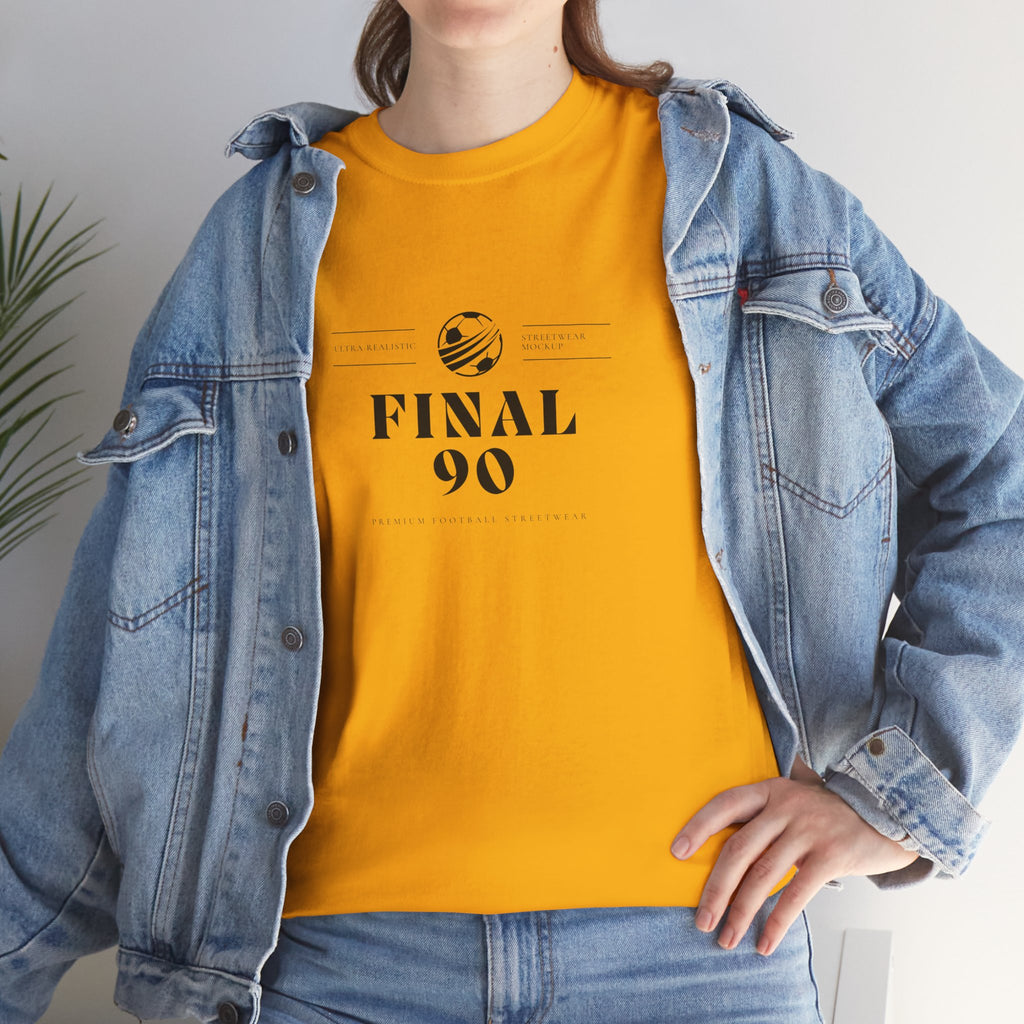 Final 90 Soccer T-Shirt — Minimalist Football Tee
